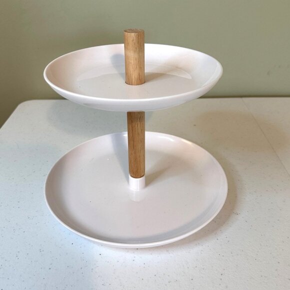 Other - Small White Jewelry storage tray Tiered Accessory Tray Tiered Tray Display tray